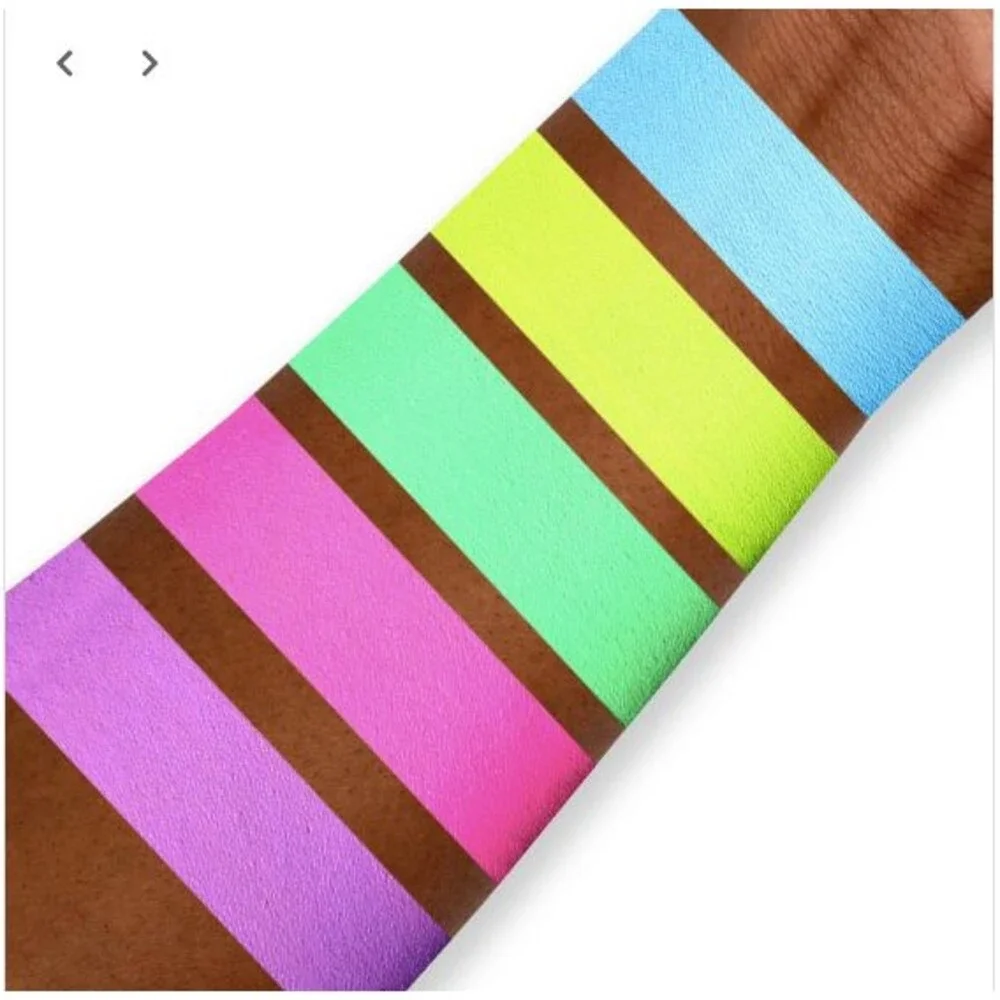 Suva Beauty UV Taffies Hydra Liner FX Palette-Water Activated Body Art-UV-NEW
